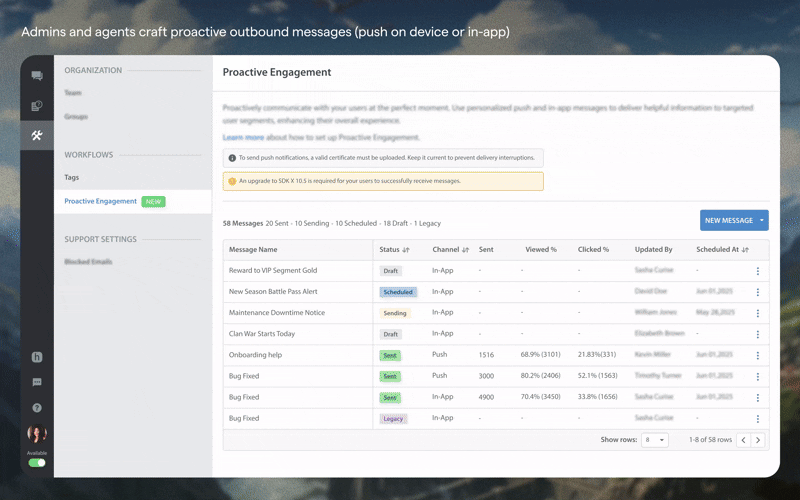 Proactive Engagment Demo